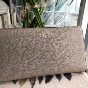 Kate Spade Large Zip-Around Leather Wallet